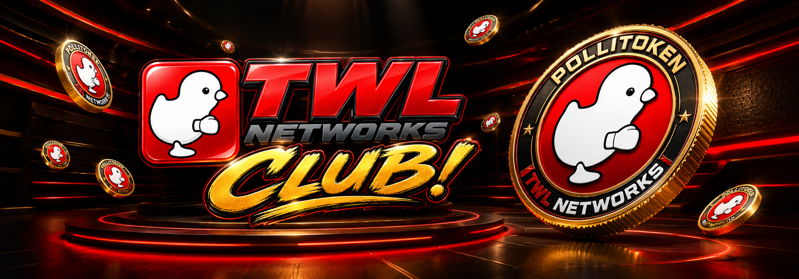 TWL Networks Club y Pollitokens en el Club del Polliseo.