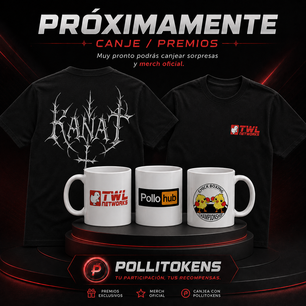 Playeras y tazas de TWL Networks